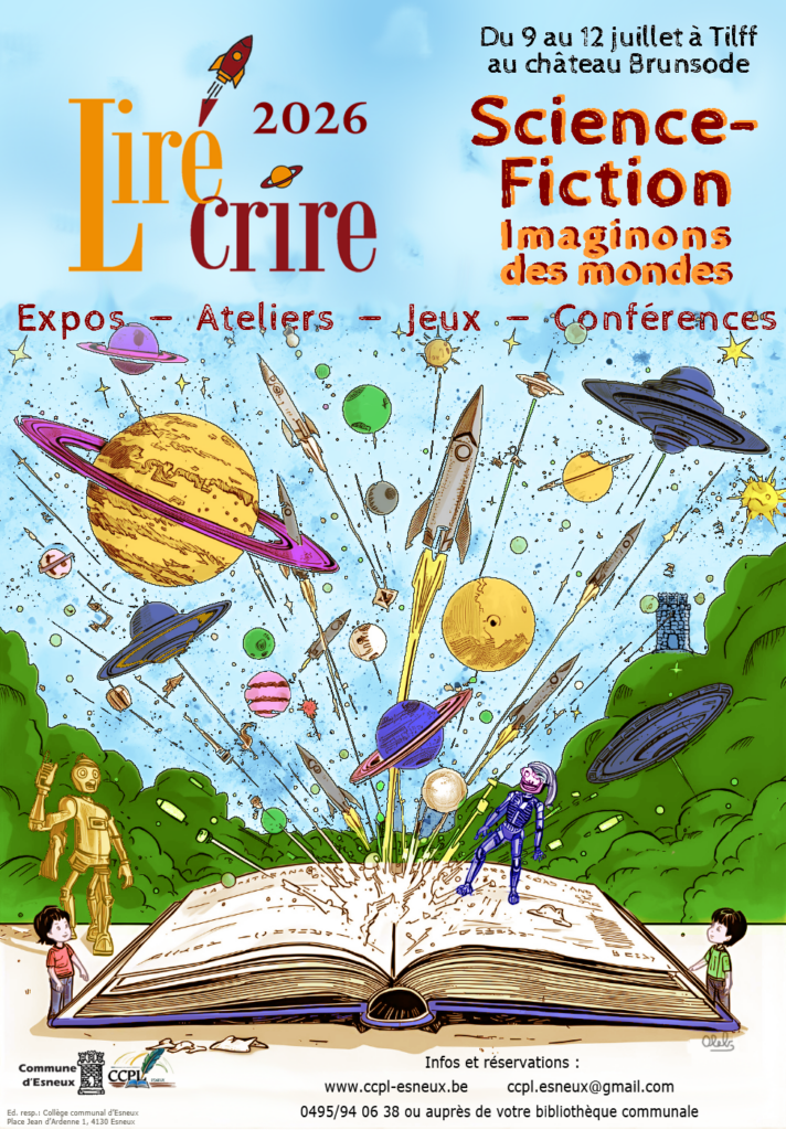 Lir'écrire 2026 - expos - Ateliers - Jeux - Conférences